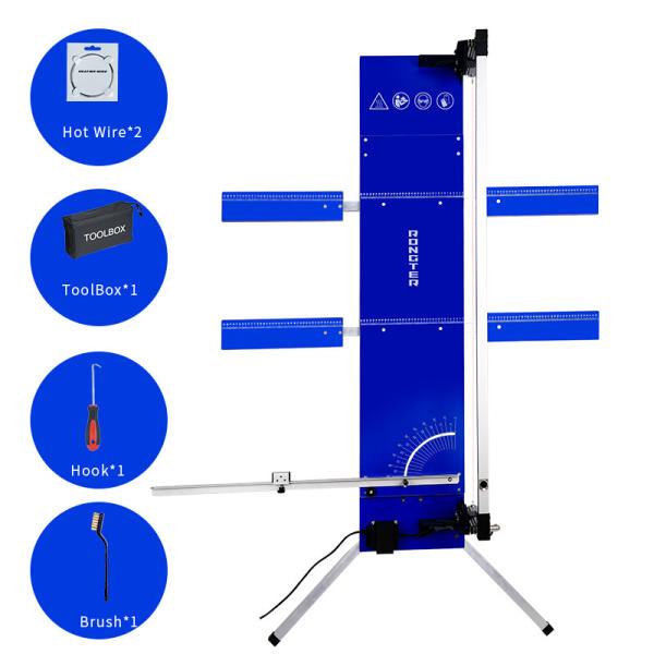 Quality Table Widened Hot Wire Cutting Machine XPS Insulation Blue for sale