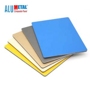 China Outdoor PVDF Aluminum Composite Panel Brushed Surface Material Cladding 4mm wholesale