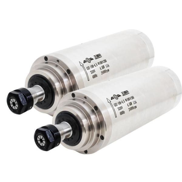 Quality 24000rpm 400hz 220v/380v 4.5kw Water Cooled CNC Router Spindle Motor Milling for Milling for sale