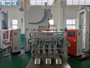 China 3 Cavities Capacity Automatic Aluminium Foil Container Making Machine wholesale