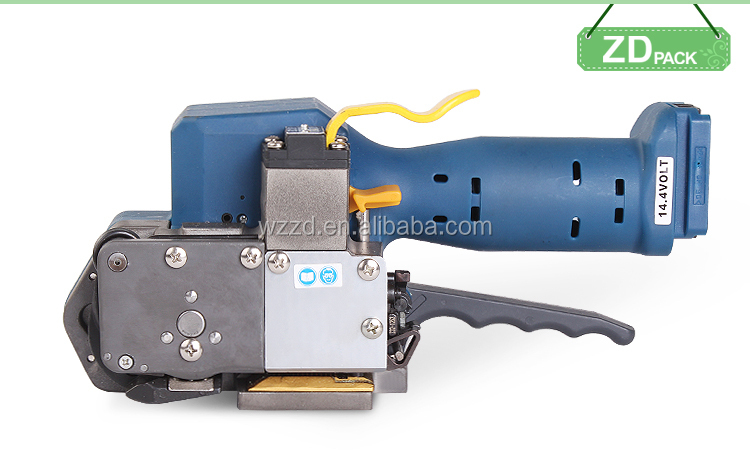 Portable Battery Powered Plastic Strapping Tool For Paper Wood Stone And Carton Packing