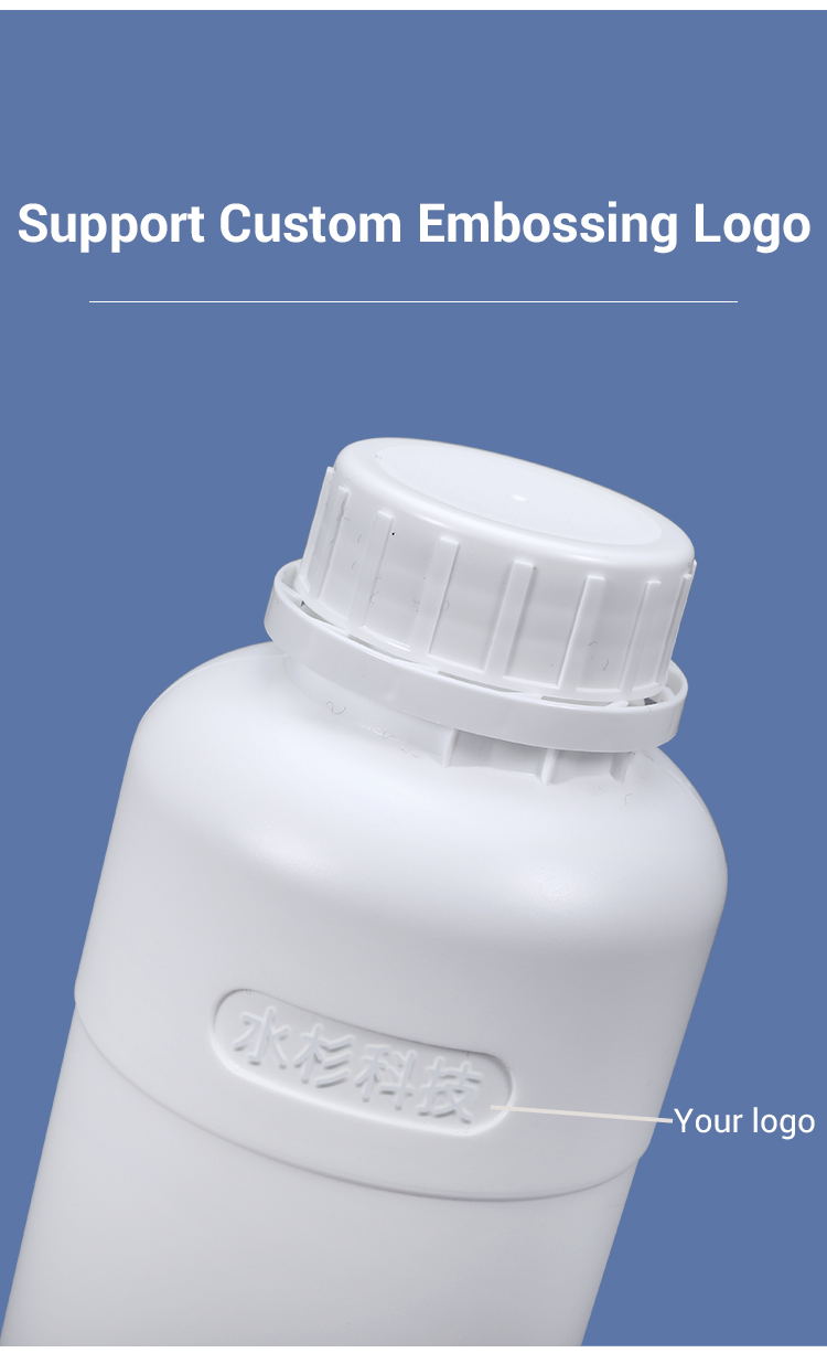 250ml-1000ML HDPE Recycling Plastic Containers Logo Printing For Pill Packing