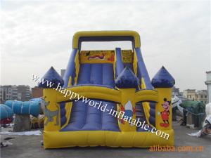 China Mickey mouse inflatable slide , inflatable stair slide toys , slip n slide wholesale