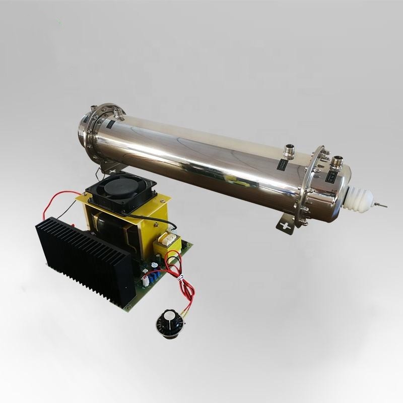 Adjustable 25-800W Water Cooling Ozone Generator Parts 100g/H Quantz Tube For Water Treatment