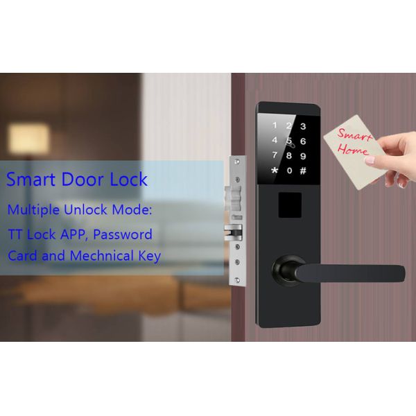 4 Unlocking Ways Password App Keyless Digital Door Lock for Apartment Home Office