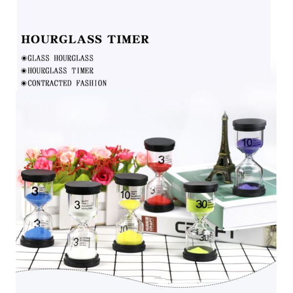 15 Min Sand Timer Hourglass Mini Logo Customized For Timing