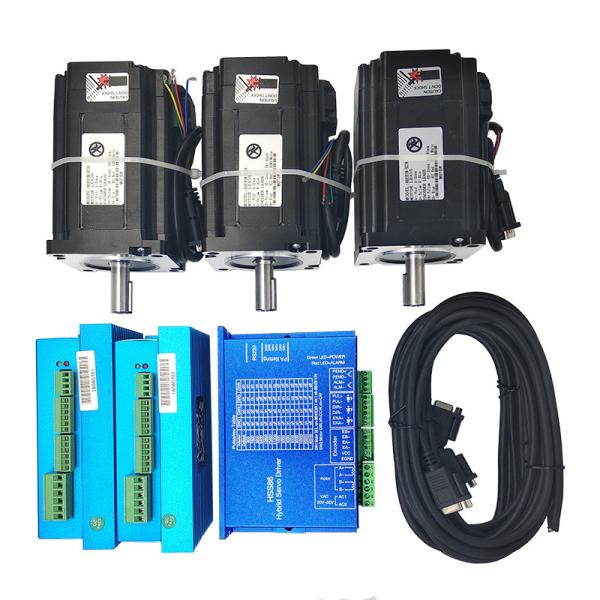 Quality 3 axis Cnc Kit nema 34 12nm high torque stepper motor Closed Loop driver for sale