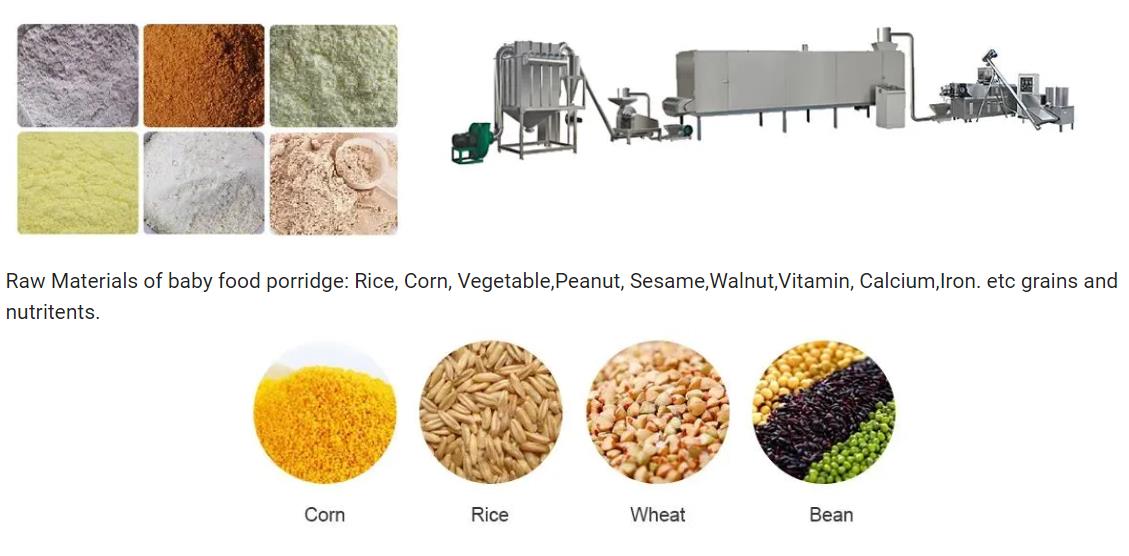 Nutrition powder Food Extruder Machine / Equipments / Extruders