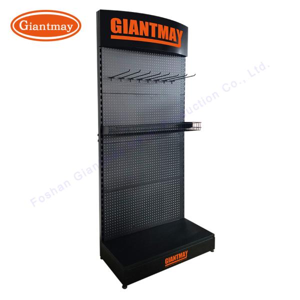 Quality Large Peg Board Shelf Hardware Product Metal Hanging Display Racks for sale