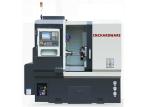 Horizontal CNC Turning Machine Linear Motion Guideway Flat Bed Without Tailstock
