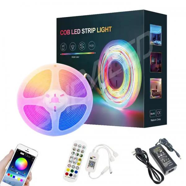 Quality 24V Dream Full Color RGBW COB Strip wholesale 720LEDs/m Waterproof Decoration Smart RGB COB LED Strips lamp for sale