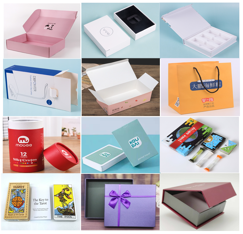 Logo Printed Recycled Packaging Boxes For Cosmetics Glossy Lamination