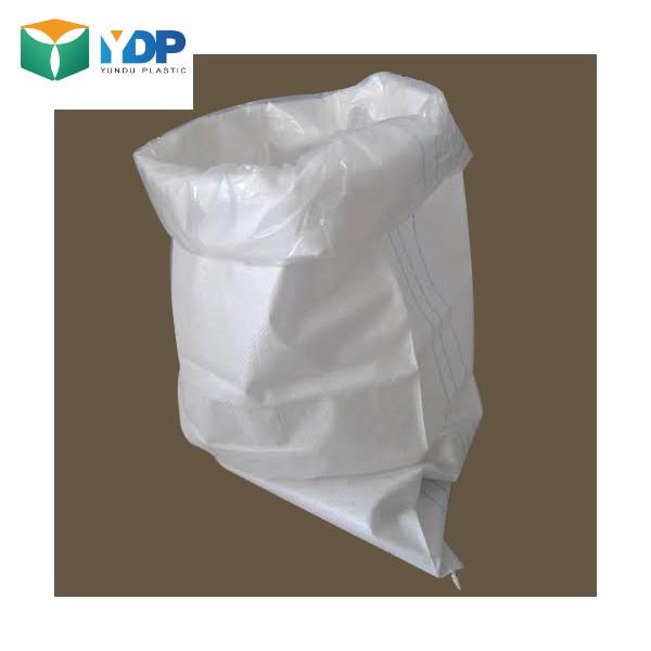 Quality White 60*90cm 50 Lb Sack Of Beans PP Woven Bean Bag For Maize Grain for sale