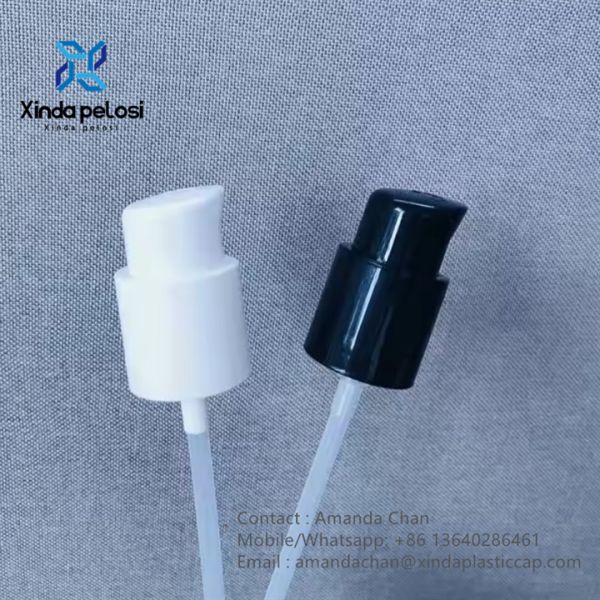 Plastic Double Wall Cosmetic Dispenser Pump Serum Pump For Cosmetic Bottle