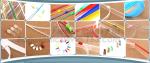String zipper, PP Flanged zipper, PP Slider zipper; PVC String zipper, PVC