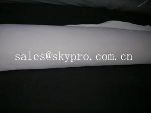 White / beige color foam neoprene rubber sheet  60 wide maximum