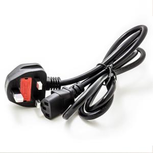 AC 0.5mm2 CCA Computer Monitor Power Cord FCC Certificated