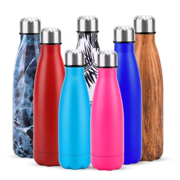 500ml 17oz insulated water bottles For Long Hours Insulation