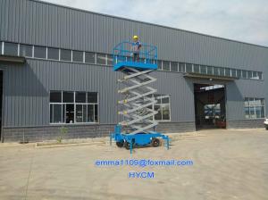 Big Load 1.0t Mobile Scissor Platform Power Source Battery or Local Power 220v/380v