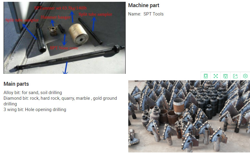 Soil Testing Geotechnical Exploration Drill Rigs Portable Small Engineering Machine