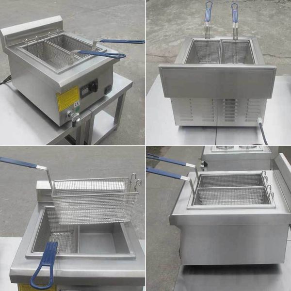 Temperature Control Induction Deep Fryer , Electromagnetic Deep Fryer