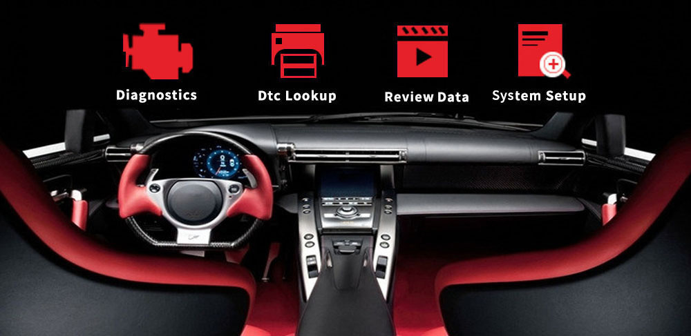 Quick Test WIFI Diagnostic Scanner / Car Engine Check Device For Gasoline And Diesel Cars