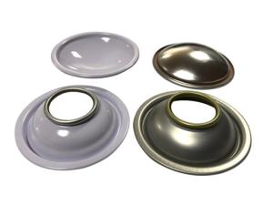 200# 52mm Tinplate Metal Lids Aerosol Spray Can Tops Customize Logo