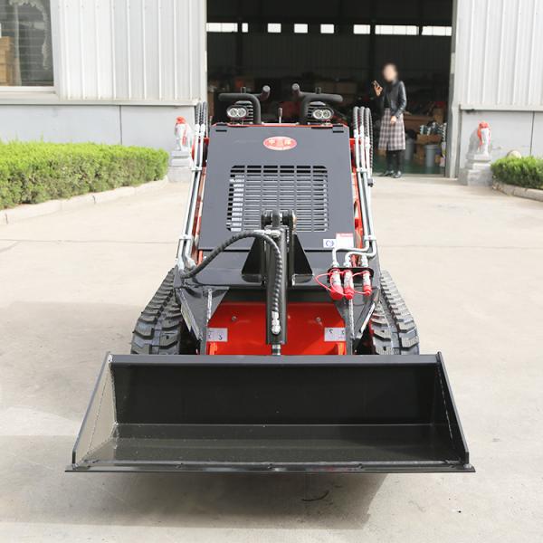 ZHONGMEI Electric Start Small Skid Steer Diesel Loader With Bucket Different Attachment Skidsteer Bagger