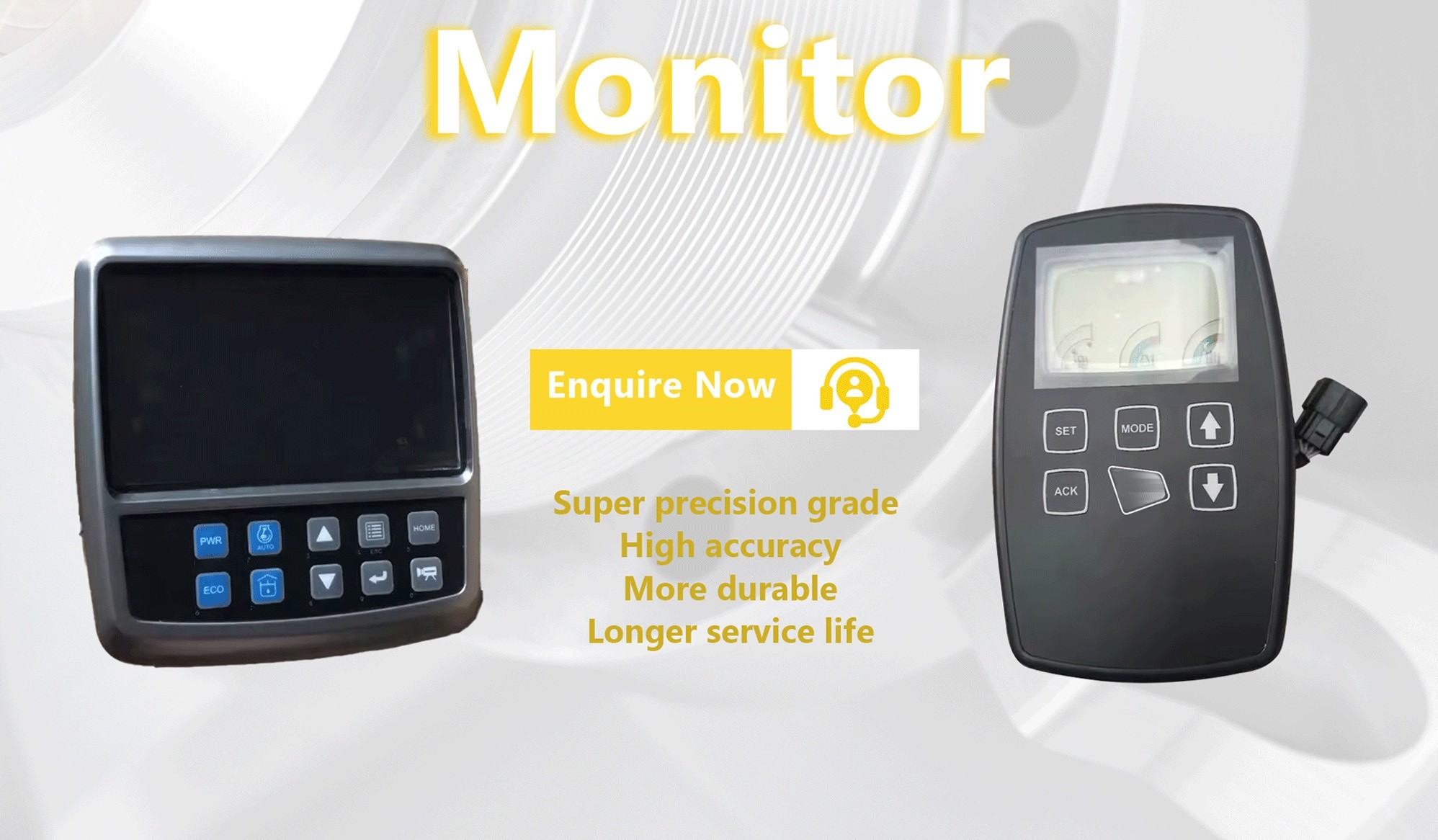 300426-00175 300426-00174G Excavator Monitor Display Doosan Excavator Spare Parts DX300 DX150 DX120 DX210 Monitor