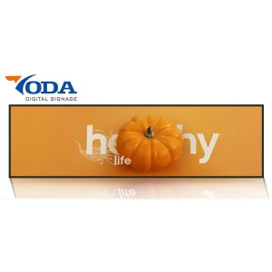 Stretched Bar LCD Advertising Display 300CD/M2 TFT LCD Display