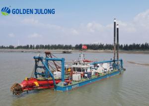 China 1200 M3/H Sand Dredging Machine JLCSD300 Cutting Suction Dredger With 12 M Dredging Depth wholesale