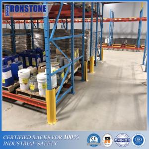 China RMI Roll Formed Steel Pallet Rack Upright Protectors With Bolted Installation wholesale