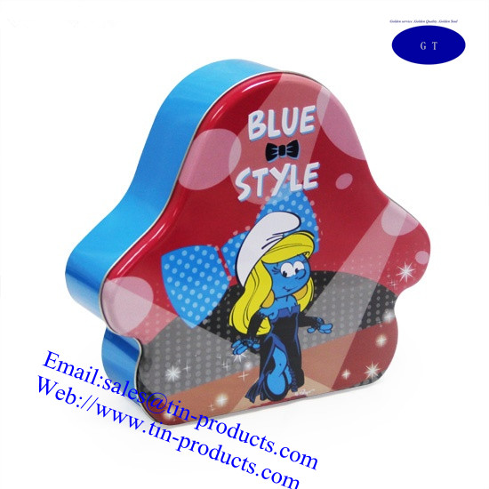 New Gift Lunch Box , Gift Handle tin Container for different package usage from China