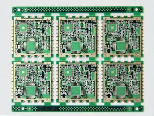 China FR-4 1OZ PCB SMT PCBA Assembly White Silkscreen with 3mil Minimum Line Space Green Solder Mask on sale