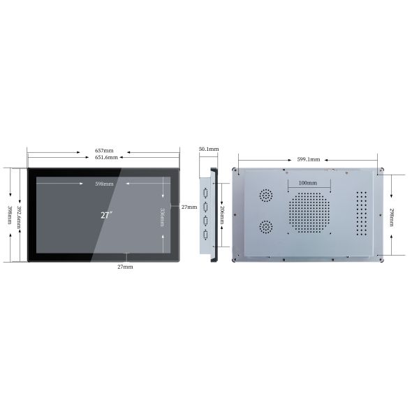 KIOSK 27 Inch 2GS Capacitive Touch Screen Display