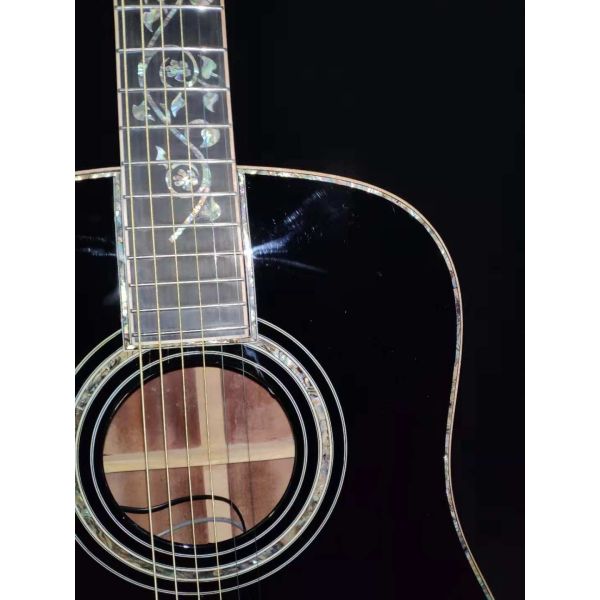 Custom guitar factory Top Quality Solid Spruce Top Rosewood Back & Sides Acoustic PS10E guitar