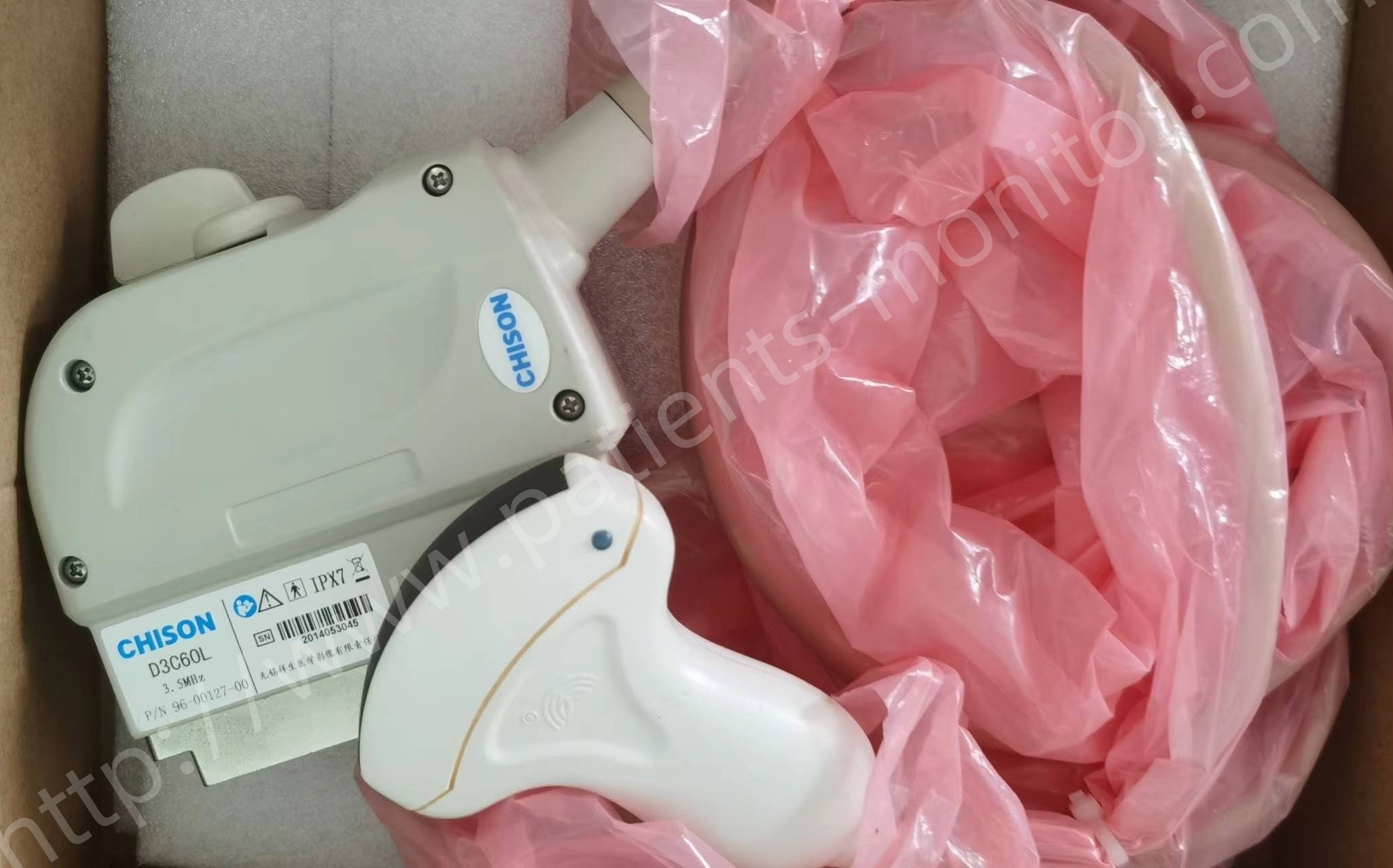 Chison Q Series Ultrasound Machine D3C60L Convex Array Probe Ultrasonic Transducer For Hospital 3.5MHz
