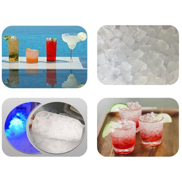 Convenient Solid Nugget Ice Machine Sonic Pellet Pebble Ice Maker
