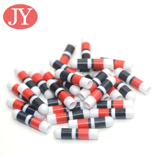 BBP FREE Jiayanag aglet plastic tipping colorful ABS print colorful plastic tipping end cap plastic end cap