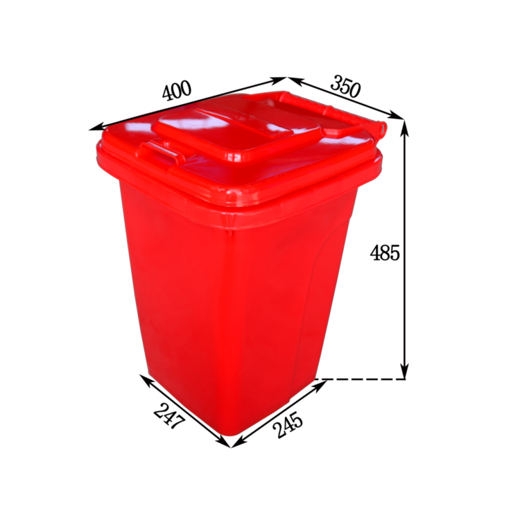 30 Gallons Recycle Trashcan Outside Plastic Trash And Recycling Can