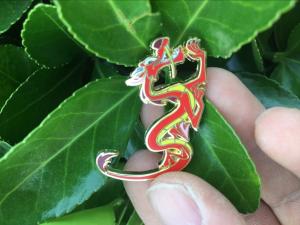 China Hard Enamel Designer Lapel Pins use screen printing under customized size wholesale