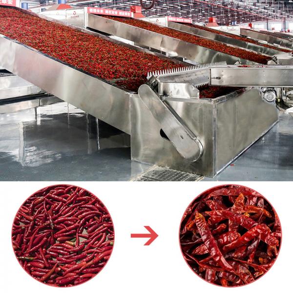Quality Consistent Drying Industrial Chilli Dryers With High Airflow Uniform Heat Distribution for sale