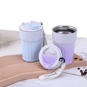 China Stainless Steel Coffee Mug With Digital Display, Double Wall Vacuum Insulation wholesale