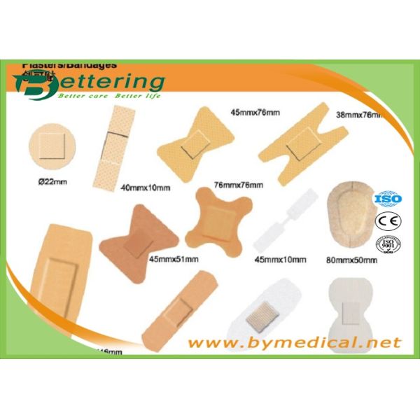 Medical Adhesive Plaster Tape Bandage , First Aid Plaster Tape Various Shapes