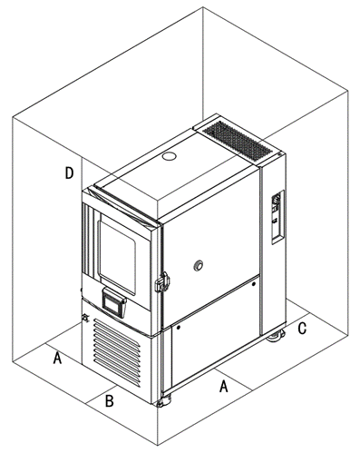 Climatic Test Chamber Environmental Test Chamber Laboratory Test Chamber 960L