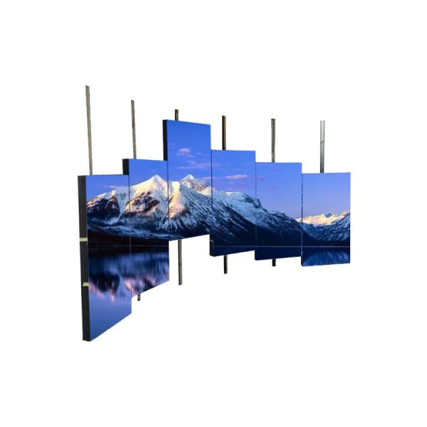 Quality Indoor Wall Mounted 1080p Lcd Video Wall Display Sliding for sale