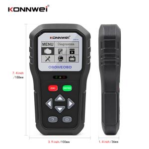 China Portable Eobd Obd2 Obdii Car Scanner Diagnostic Live Data Code Reader Compatible With OBD2 And CAN Vehicles wholesale