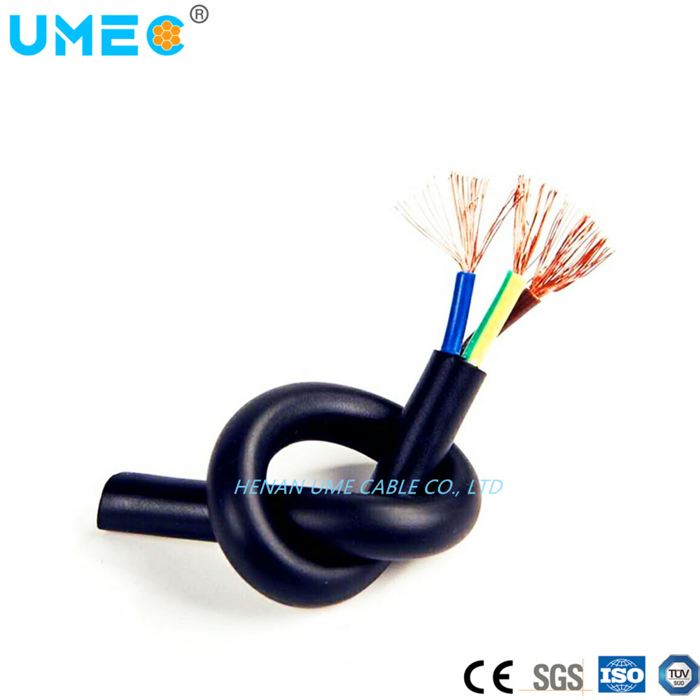 China Electrical H07rn-F H05rn-F 4gx1.5mm 2.5mm Flat and Round Soft Rubber Submersible Pump Cable
