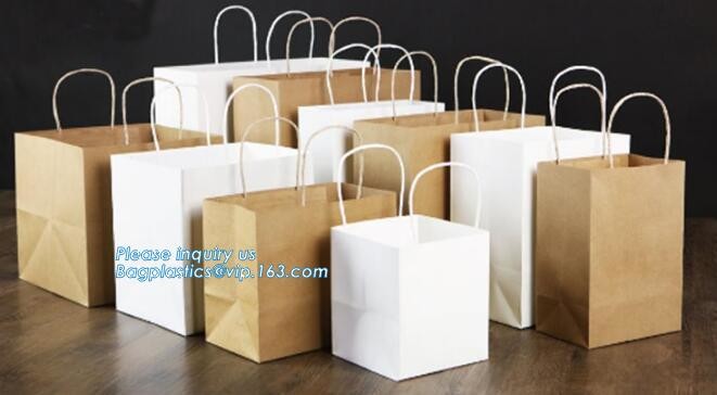Customized Cut Printed Coated Paper Shopping Bag with Matt Lamination,rope handle custom logo printed white paper bag