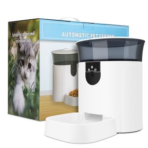 China 4000ml Smart Dog Food Dispenser AC110V Automatic Cat Feeder Wifi wholesale